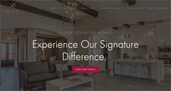 Desktop Screenshot of fostersignaturehomes.com
